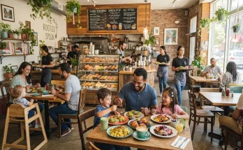 Casual Family-Friendly Plant-Based Restaurant Serving Vegan Brunch and Artisan Pastries